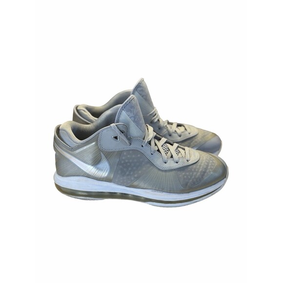 Nike LeBron VIII 8 V2 Low Wolf Grey Silver Basketball Shoes Men’s 12 Sneakers